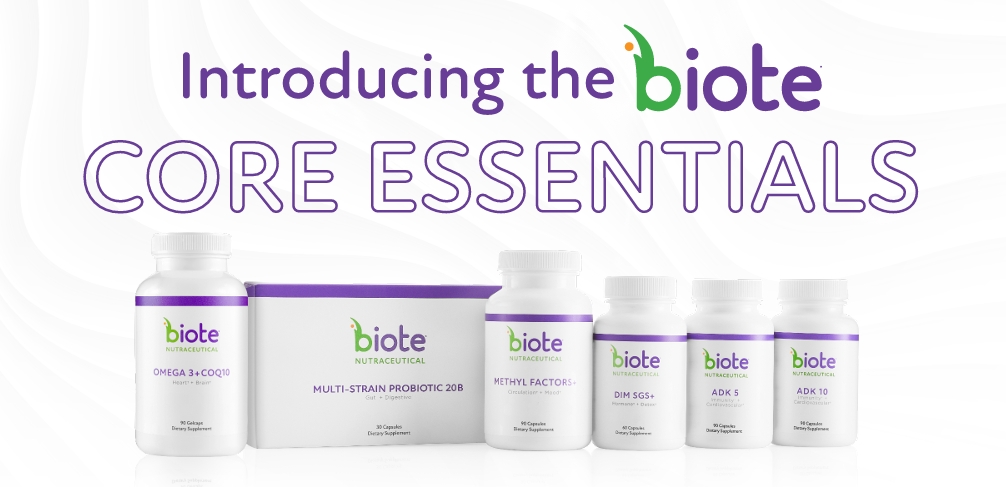 biote core essentials, biote supplements