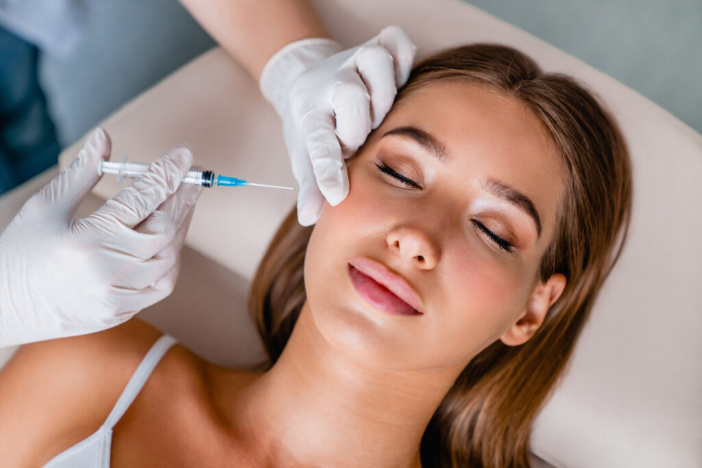 Young,Woman,Gets,Beauty,Facial,Injections,In,Salon | Thrive Medical Spa | Med Spa Atlanta